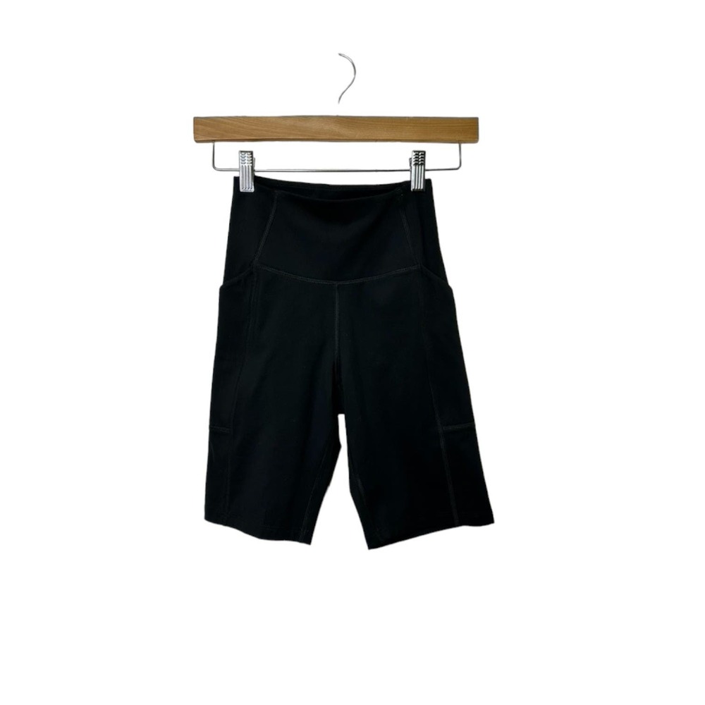 Girlfriend Collective Black Run Bike Shorts 8.5" Inseam Women's Size XS - Picture 3 of 6
